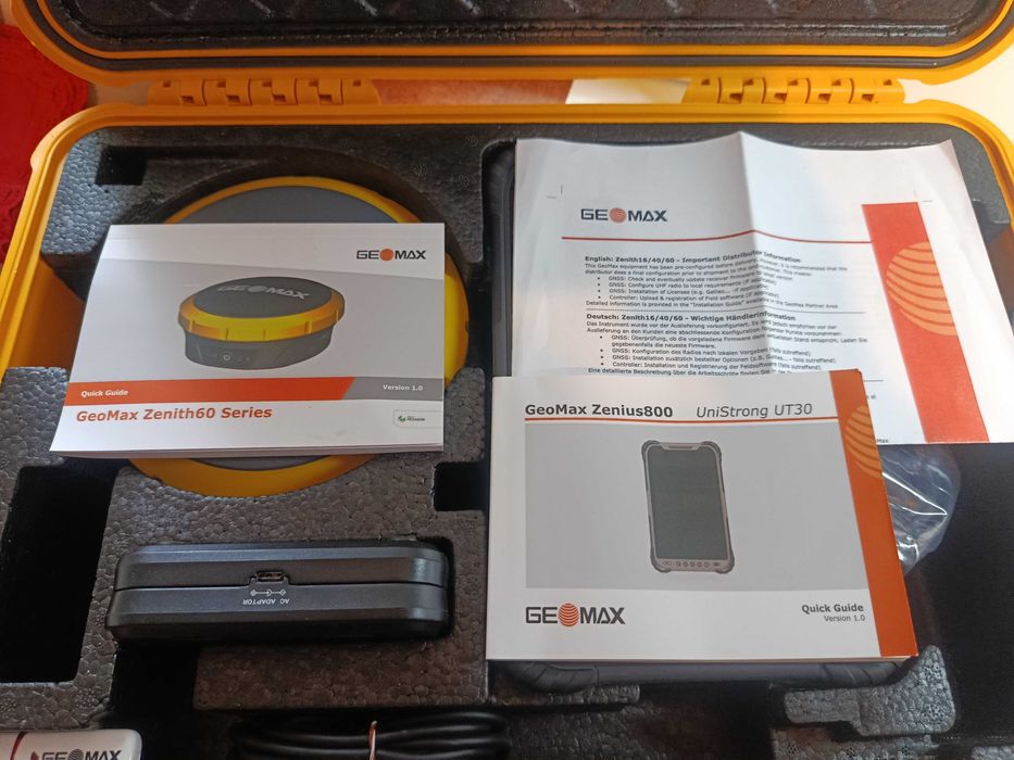 Receptor GNSS GeoMax Zenith60 Pro LTE-IMU Flexible Rover Set complet Cadastru Intabulare cadastrist
