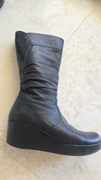 Cizme din piele naturala, imblanite, de dama/39