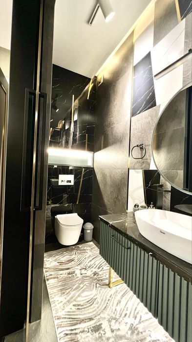 Просторная 2-комн квартира в ЖК Akay City — евроремонт, умный дом