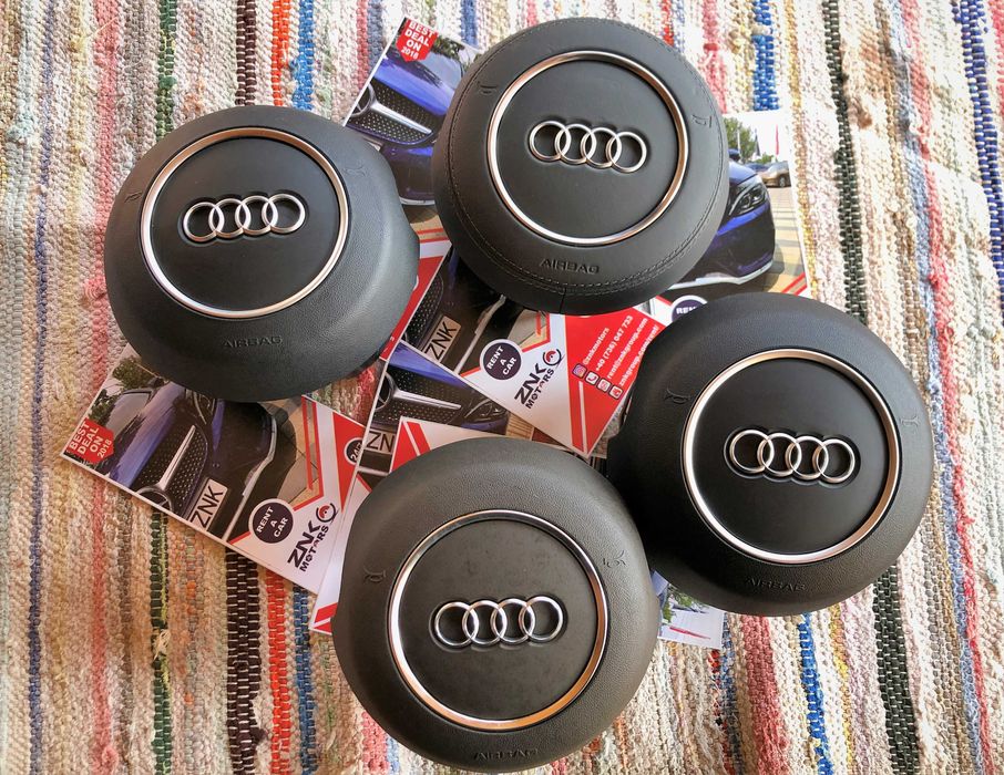 AUDI RS - S5 S6 S7 S8 airbag S volan piele cusatura rosie A5 A6 A7 A8