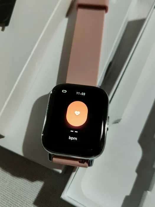 Molocy Smartwatch SIGILAT de damă Roz Bluetooth si Touch Screen