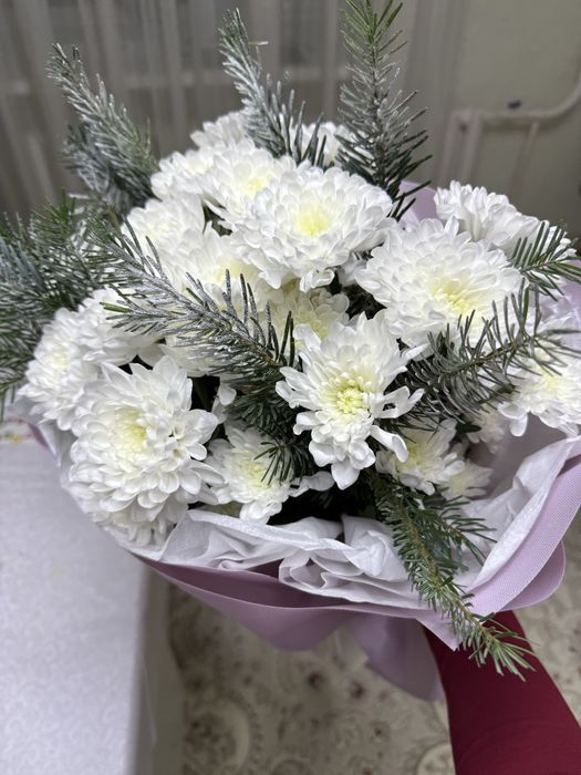 Хризантемы свежие