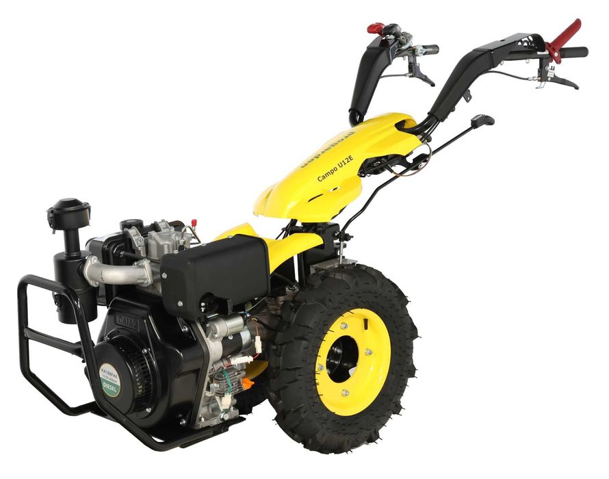 Multifunctional Campo U12E - 12CP, Diesel + Freza Tractata 90 cm