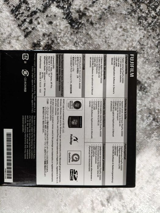 Aparat foto digital Fujifilm FinePix AX550, 16MP, Black