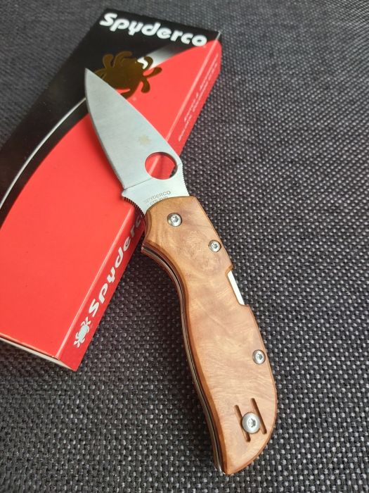 Сгъваем нож Spyderco Chaparral,дръжка Birdseye Maple, С152
