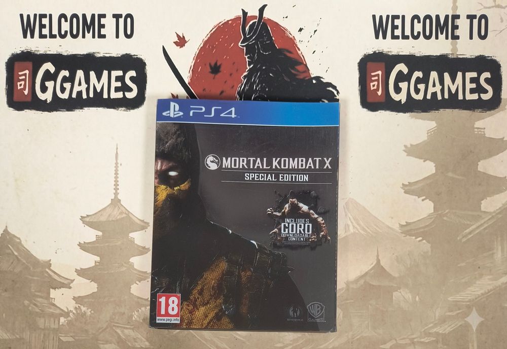 Mortal Kombat X Special Steelbook edition, метална кутия PS4
