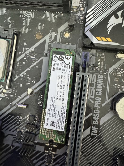 Kit pc placa de baza Tuf B450 pro gaming+ryzen 5