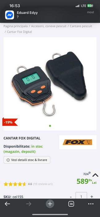 Scaun-fox r3 , pat de pescuit -z fish ,cantar -fox