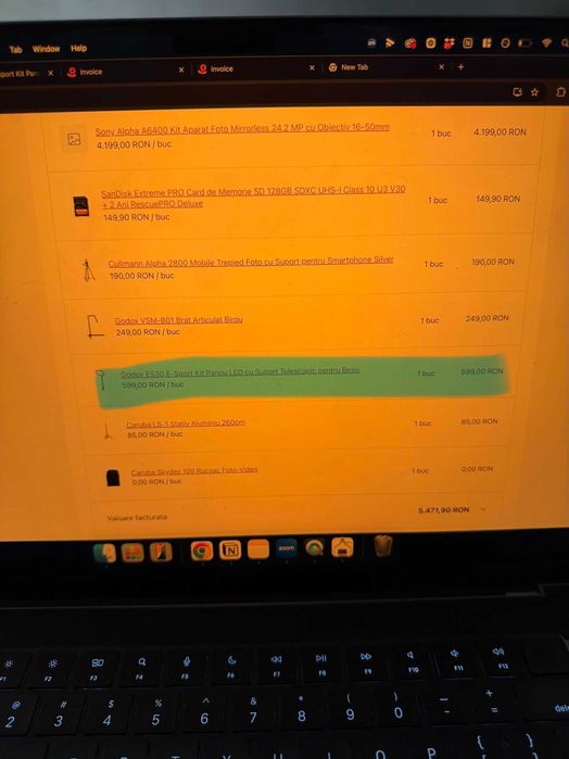 Godox ES30 E-Sport LED Panel Kit with Telescopic Desk Stand