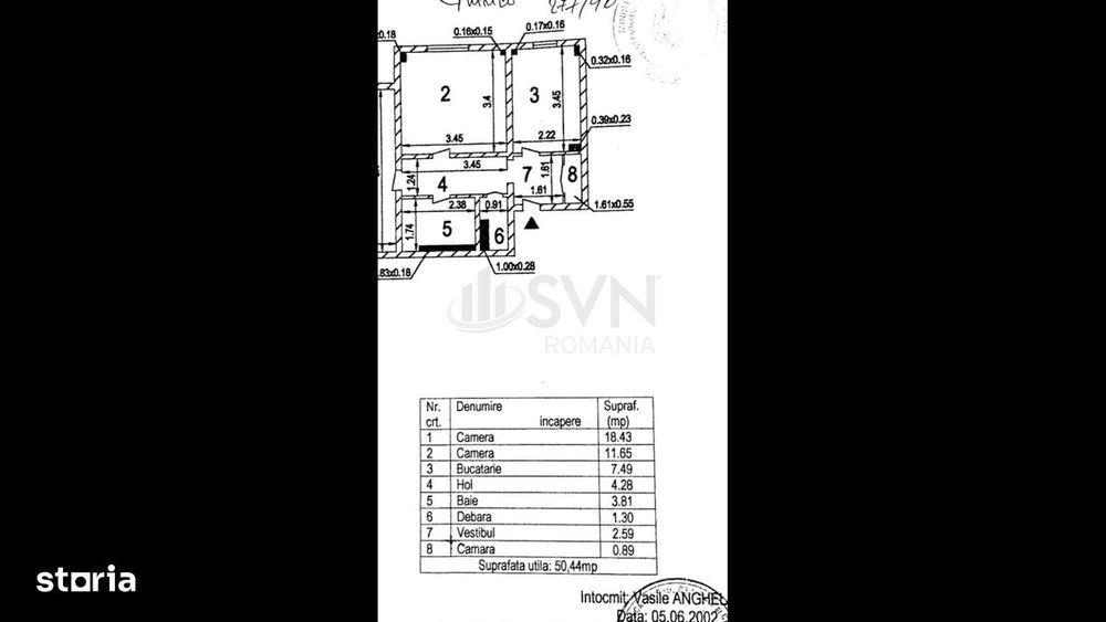 Apartament 2 camere I Renovat I zona Turda I vedere spate