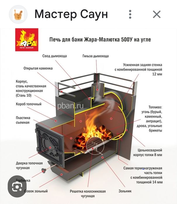 Котел для бани коммерческий