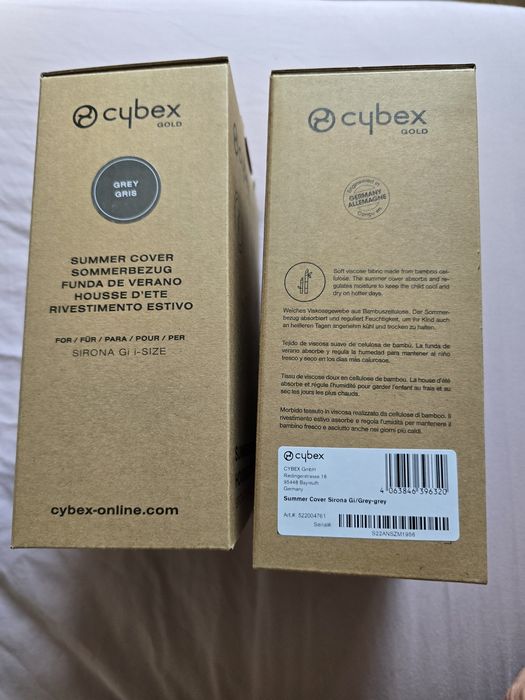 Huse vara Cybex Sirona Gi Grey - Noi, sigilate (2 bucati)