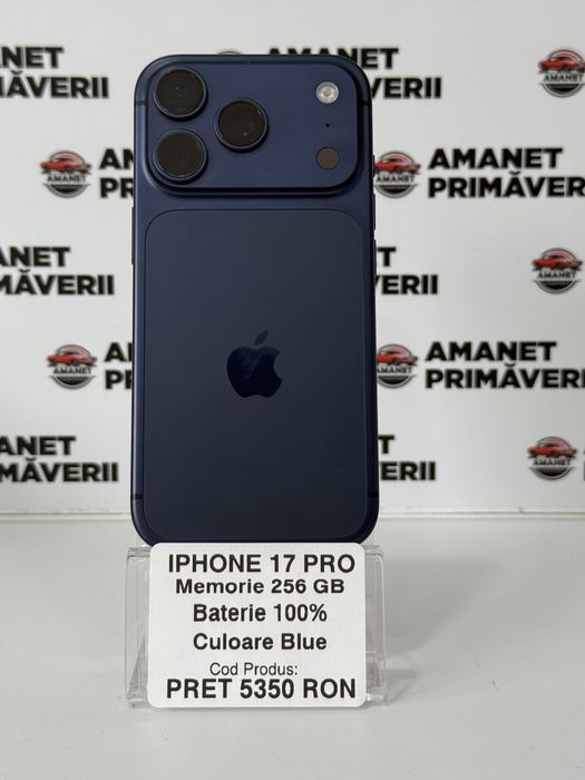 Iphone 17 Pro Impecabil Baterie 100% 256 GB Blue