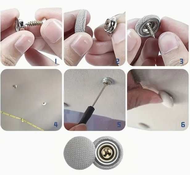 Щипки с винт за таван