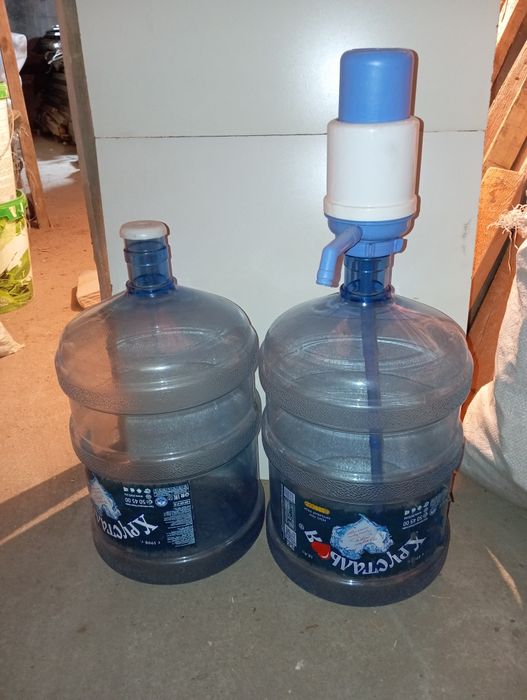 Бутыли для воды , объем 19 л.