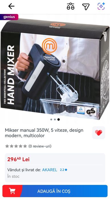 Mixer profesional MasterChef