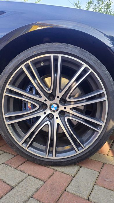Jante Originale BMW Individual 20" Style 759 G30 cu Anvelope Bridgestone RunFlat 90%