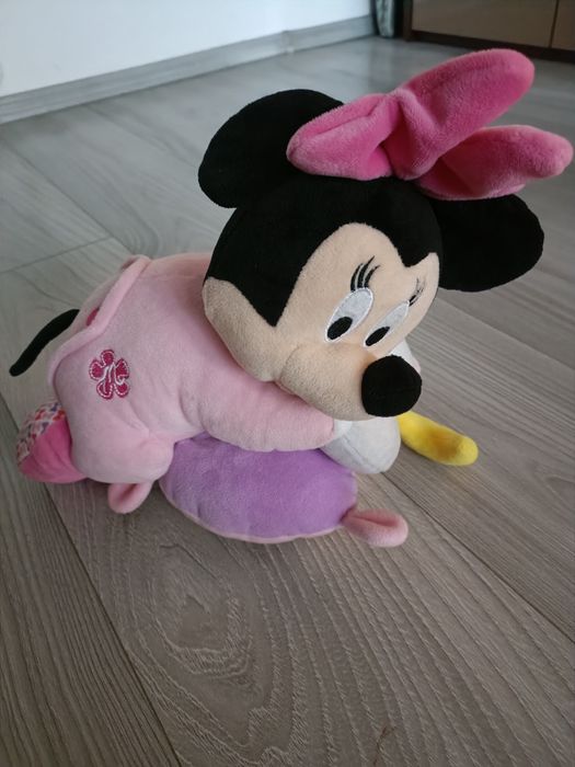 Jucarie de plus pentru bebelusi Disney Minnie Mouse  cu sunete