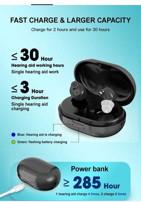 Слуховой аппарат перезаряжаемый