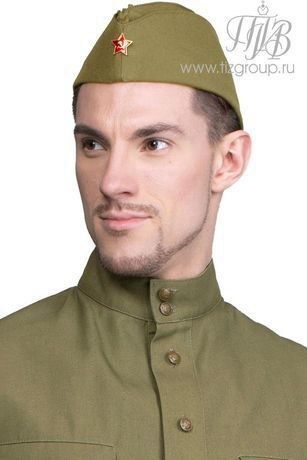 Пилотка шапка 9 мая атрибутика лента звезда