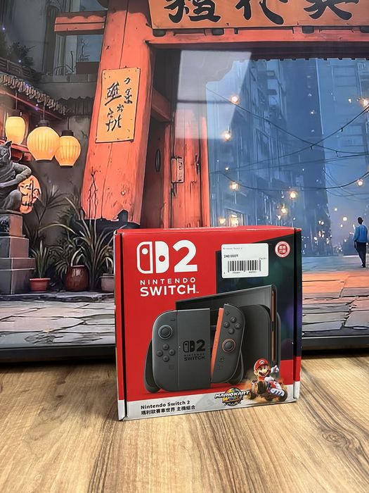 Новая не прошитая Nintendo Switch 2 Kaspi 0-0-12, Red