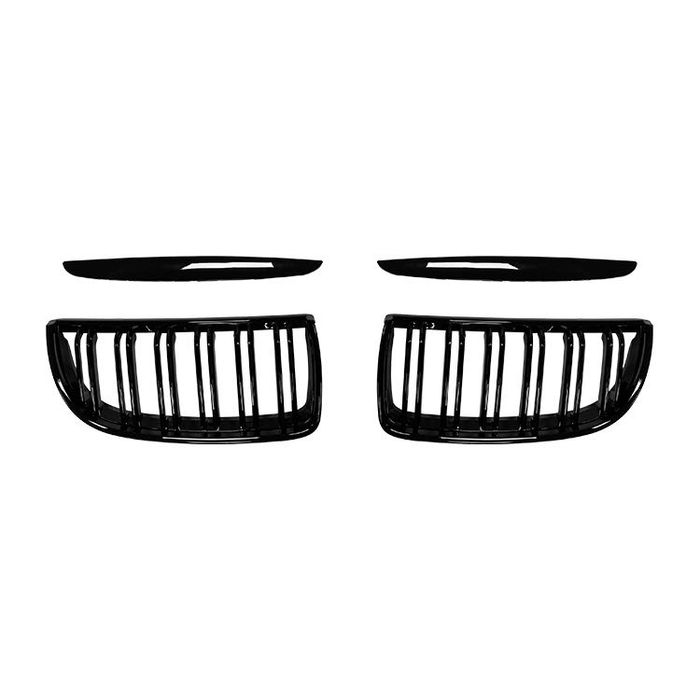 Grile centrale duble BMW seria 3 e90 e91 NFL (2005-2008) negru lucios