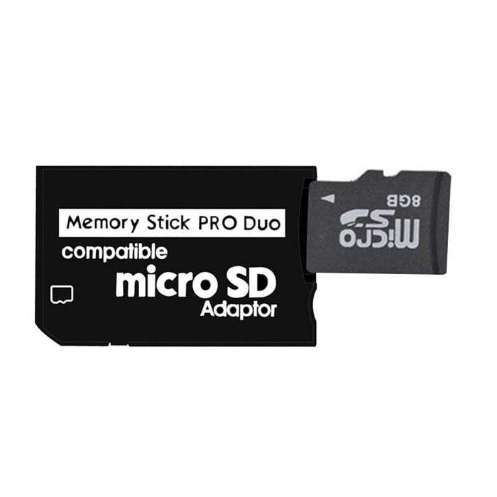 2 Adattatori VKTECH Micro SD TF A Memory Stick Pro Duo Per PSP – Nuovi