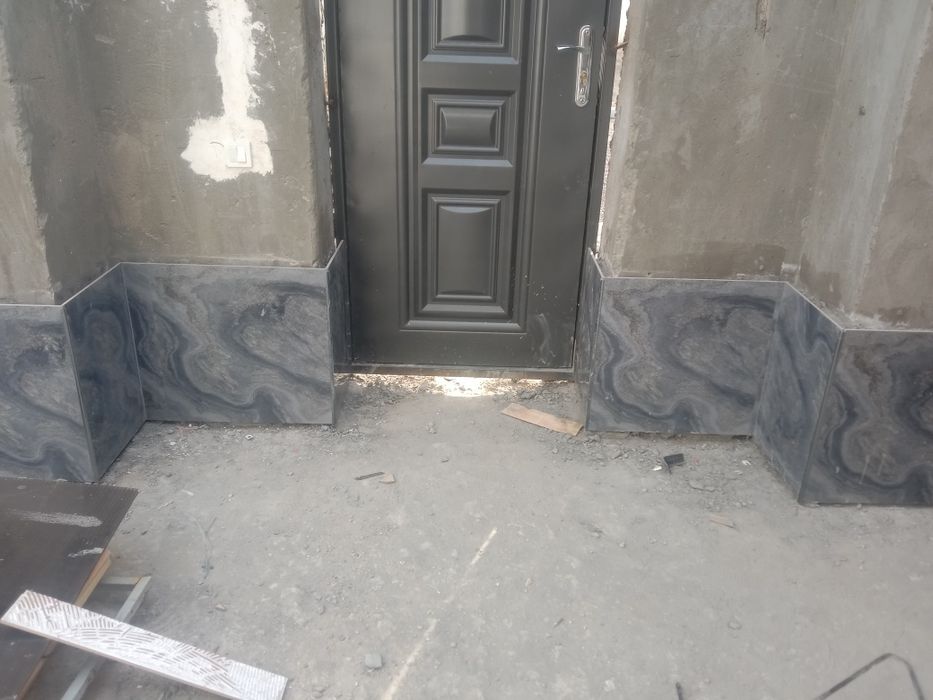 Кафель териш, укладка кафеля