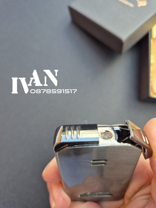 Газова запалка с два различни пламъка (Три цвята)