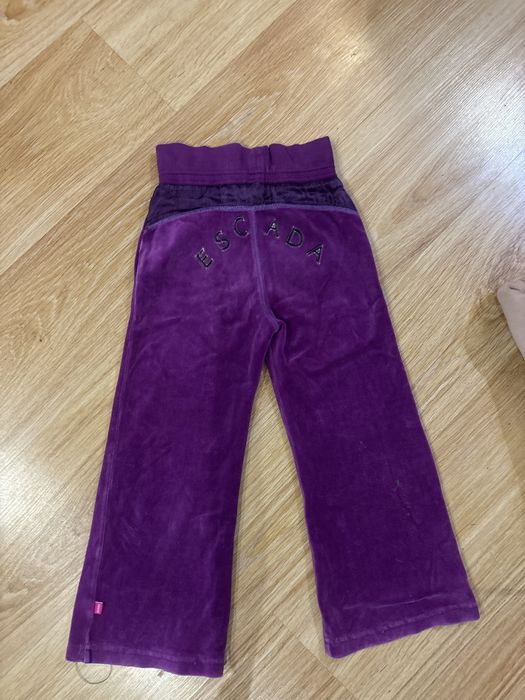 Детски лилав дълъг панталон ESCADA