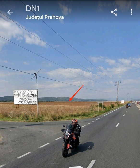 TEREN INTRAVILAN DN1 Câmpina- Ploiesti