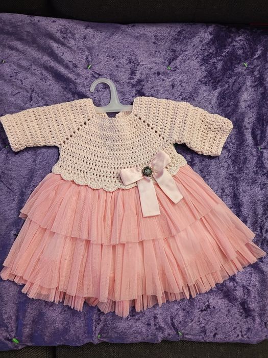 Rochiță de botez fetiță