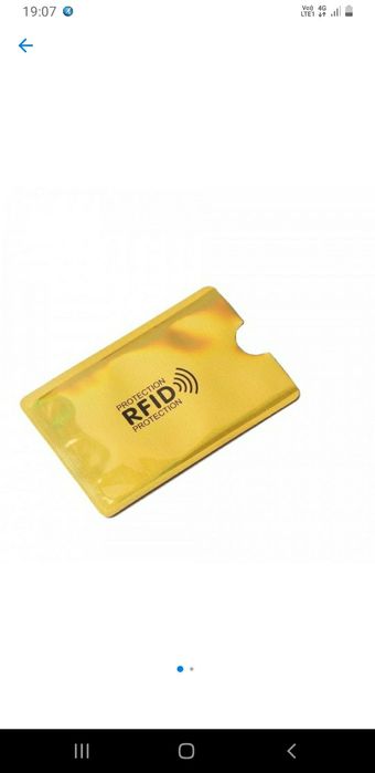 Folie protectie card bancar contactless wireless RFID, NFC