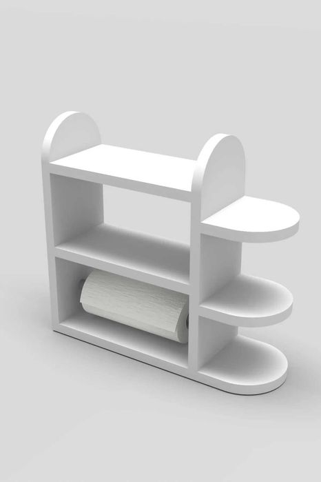 Дървена етажерка за кухня / Органайзер за подправки / Кухненски рафт