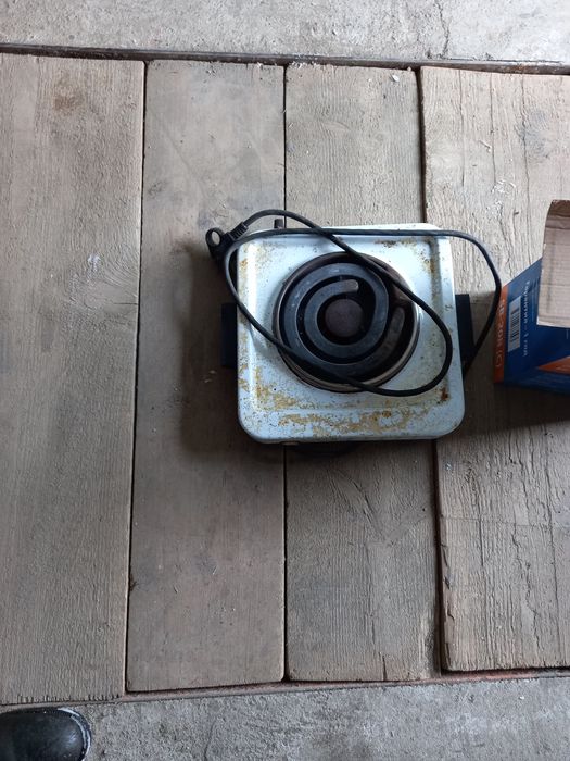 Тепловентилятор спиральный, Настольная плита