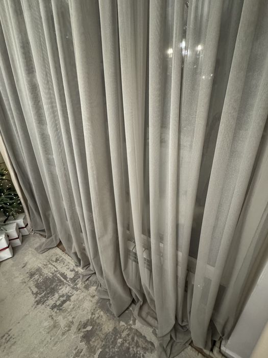 Тюль серая 3,5 м ширина