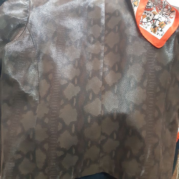 Geaca piele naturala dama model reptila 42