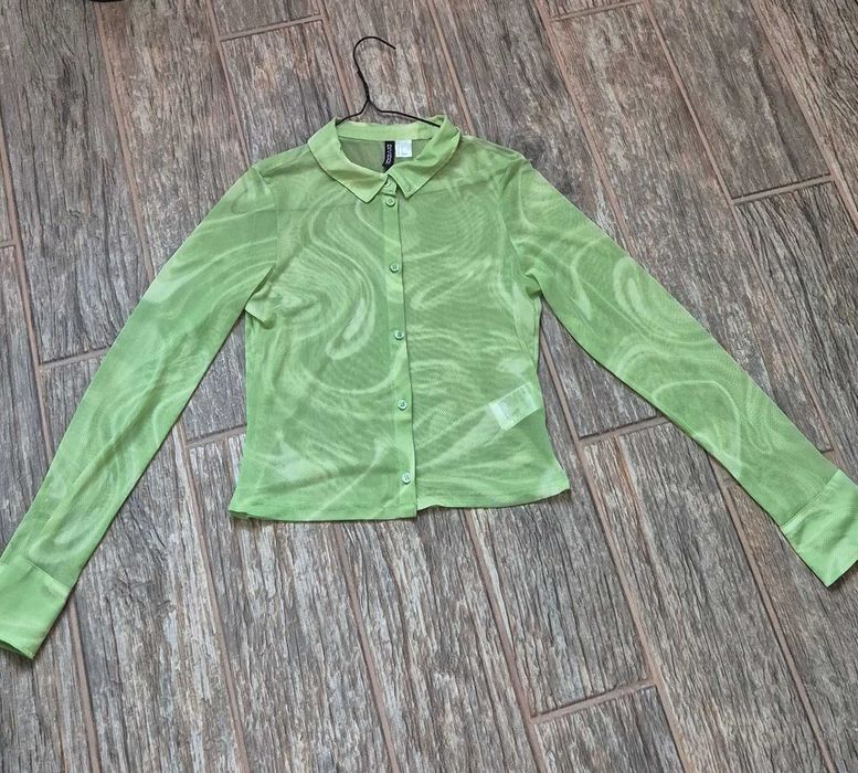 Camasa/bluza de plaja semi-transparenta noua M
