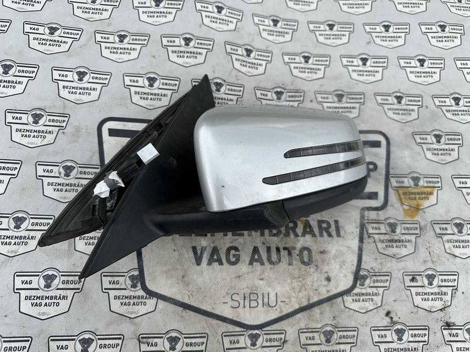 Oglinda Stanga Electrica Mercedes C Class W204 2007 - 2014 argintie