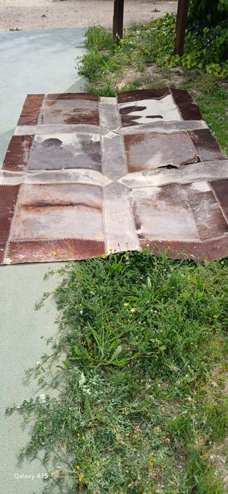 Килим от естествена телешка кожа