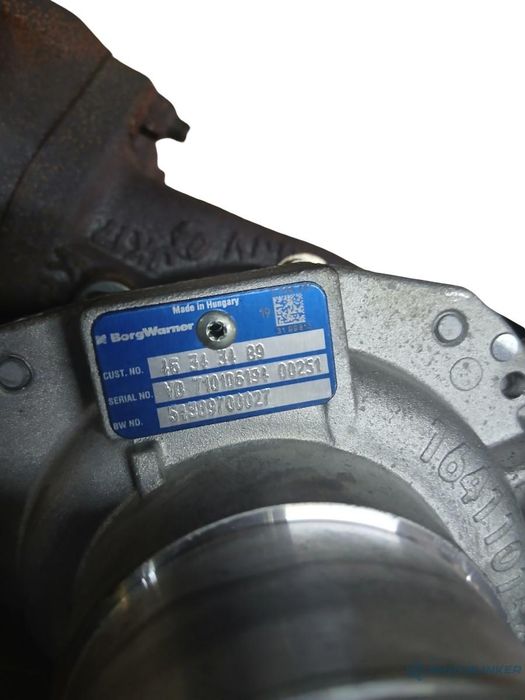 Turbina Jeep Compass Mp 2016 - > 1.6 Crd 55260384, Ejj 54389700027