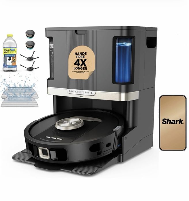 Прахосмукачка робот  Shark PowerDetect NeverTouch PRO  5 технологии PowerDetect, NeverStuck, база NeverTouch Pro