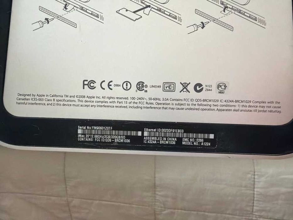 Apple iMac 20" 2009 моноблок