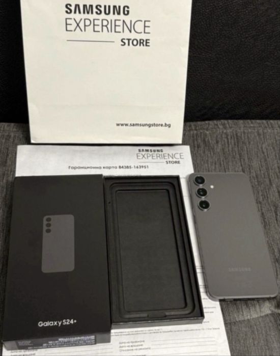 512GB Samsung S24 Plus Experience Store Гаранция 2026 S24+ Gray / Сив