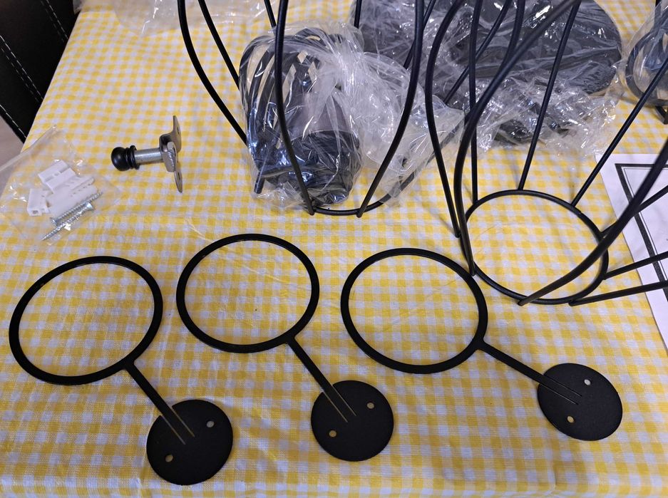 Лампа за таван Opviq Asymmetric Three