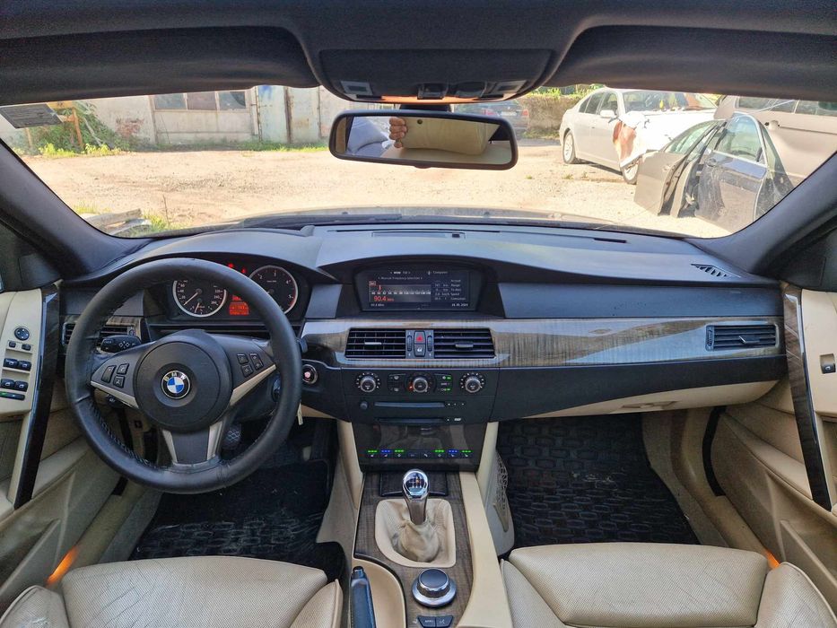 BMW E61 530XD 231кс Logic7 теглич панорама дистроник ръчка  НА ЧАСТИ!