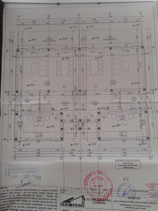 Vand duplex P+1 etaj constructie 2023