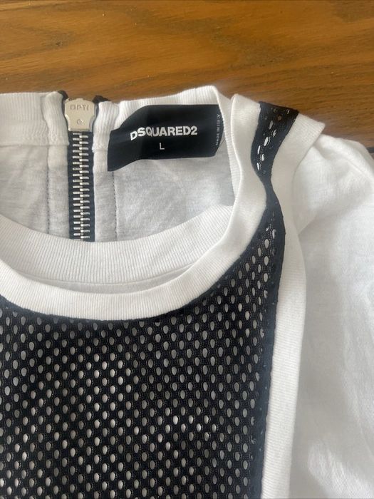 DSQUARED² white mesh