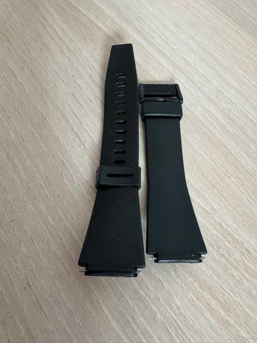 Lot 5 brățări ceas 18 mm din oțel inoxidabil, negre + curea silicon cu telescoape cadou