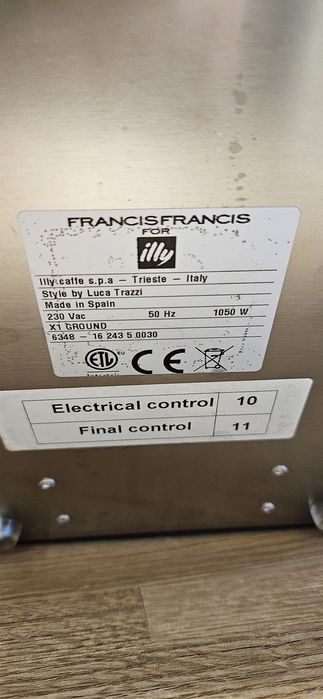 Espressor manual Illy Francis Francis X1 V3